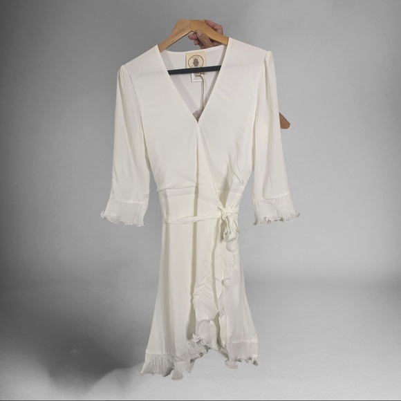 MUCHE & MUCHETTE DILIA WRAP RUFFLES DRESS - Picture 6 of 7